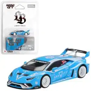 Mini GT Lamborghini Huracan GT LB Works Limited Pack 1055 blau 1:64