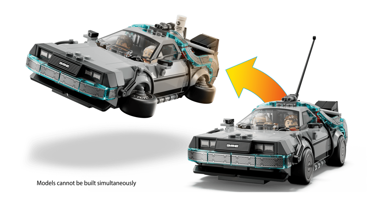 LEGO Speed Champions Zeitmaschine aus Zurück in die Zukunft 77256 - Imagen 4