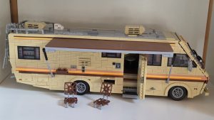 BlueBrixx Mobile Lab aufgebaut als grosses Display-Modell