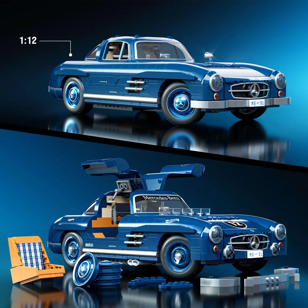 Mattel Brick Shop Mercedes-Benz 300 SL a escala 1:12